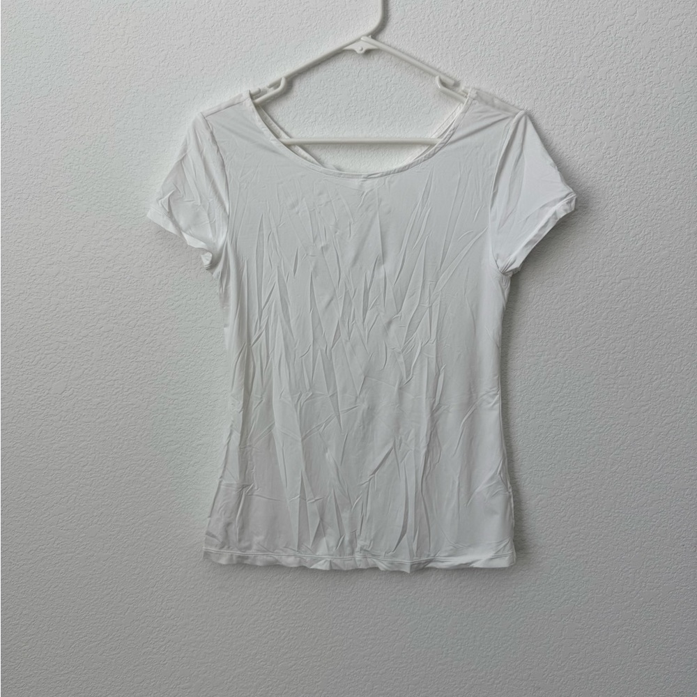 ZYIA White Short Sleeve Women's Tee
